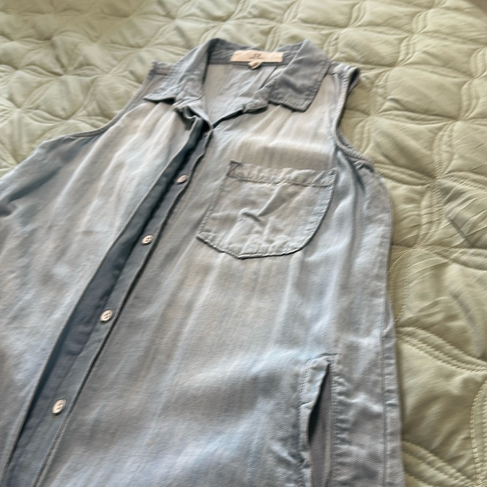 Light Jean Dress with pockets